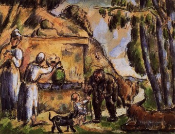 Paul Cezanne Painting - La fuente 2 Paul Cézanne